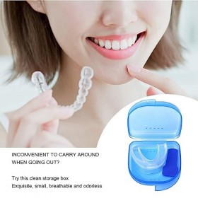 Etui Appareil Dentaire,2PCS Boite Gouttiere Dentaire,Etui pour Dentier,Boite Appareil Dentaire,Boîte Dentier,Boite Prothese D