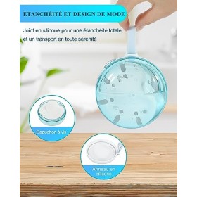 Boîte de bain pour prothèses dentaires, étui à prothèses pour appareils dentaires, boîte à prothèses portable étanche, kit de
