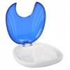 Y-Kelin Boîte de rangement orthodontique pour dentiers ou appareils dentaires-bleu