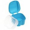 COHEALI Boite Nettoyage Dentier Adulte De Dentier - De Rangement Pour Prothèse Dentaire - De Rangement Pour Fausses Dents Fil