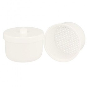 Dr. Bauers Boîte de nettoyage avec insert | Boîte pour prothèse | Boîte pour dentier | Boîte pour prothèse avec insert | Boî