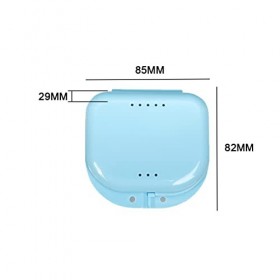 MenYiYDS- Box pour nettoyant et prothèses de prosthète brosse Set - 2 paquet de salle de bain prothétique + 2 sacs de prothès