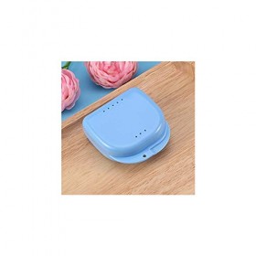 Portable Dentaire boîtier en Plastique dentier Boîte Dentaire Orthodontie Retenue Case Dents prothétiques Retainers Container