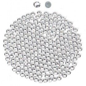 1440PCS Strass Hotfix - Strass Thermocollant Pour Vetement Gris 2mm Hotfix Pour DIY Craft Bling Makeup Gemstone SS6 