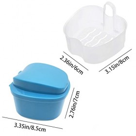 TAORANJU Boîte de rangement pour fausses dents - Pour personnes âgées et adultes