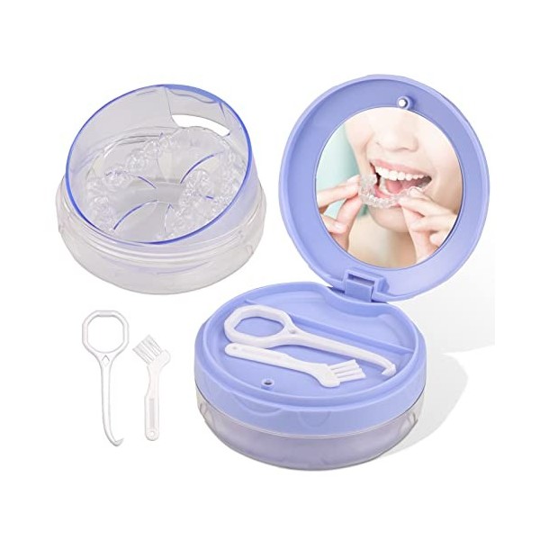 Étui pour prothèse dentaire Gris Bains