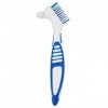 Brosse À Dents Dentier,Brosse À Dents Artificielles Pour Soins De La Denture,Têtes De Brosse À Double Angle,Brosse De Nettoya