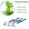 3Pcs Brosse de Nettoyage pour Dentier, AUHOTA Premium Nettoyeur De Prothèses, Brosses à Dents Artificielles pour Soins de la 