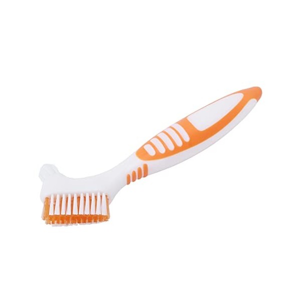 Outils de dentier, brosse à dents pour prothèses dentaires, empêche le retrait de la plaque dentaire, double tête, robuste, o