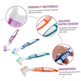 GLEAVI 32 Pièces Brosse À Dents Pour Prothèses Dentaires Nettoyants Pour Protège-Dents DAllaitement Brosses De Nettoyage Pou