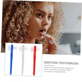 minkissy 3 Pièces Brosse À Dents Pour Prothèses Dentaires Accessoires DAllaitement Brosses De Nettoyage Pour Usage Domestiqu