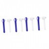 Healifty Brosse Pour Prothèses Dentaires 8 Pièces Brosse De Nettoyage Pour Fausses Dents Nettoyeur Double Face