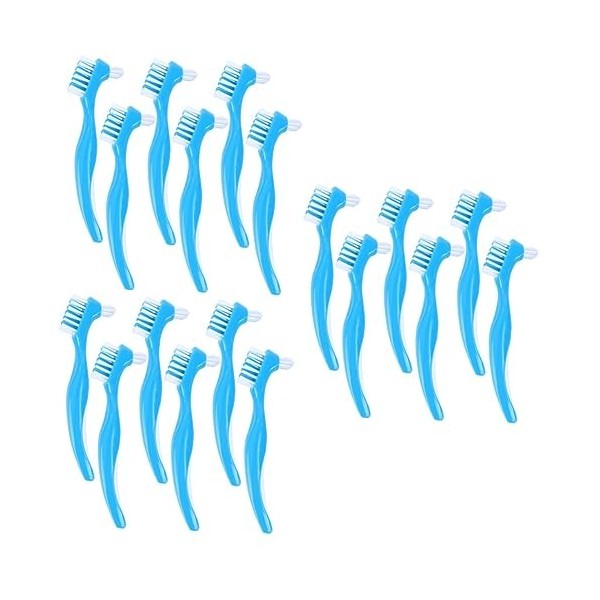 Healeved 18 Pièces Peigne De Soin Double Pour Prothèses Dentaires Nettoyant Pour Brosses À Dents Brosses À Dents Adhésives Do