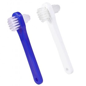 Healeved Nettoyeur De Fausses Dents Brosse À Dents Double Face Pour Prothèses Dentaires Brosse De Nettoyage Pour Adultes 8 Pi