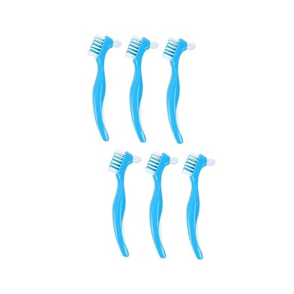 Healeved 3 Pièces Kit De Nettoyage Outils De Nettoyage Enfant Brosse À Dents Costume Bleu Costume Outils Double Fausses Dents