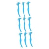 Healeved 3 Pièces Kit De Nettoyage Outils De Nettoyage Enfant Brosse À Dents Costume Bleu Costume Outils Double Fausses Dents