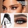 ONLYOILY Eyeliner Feutre Epic Ink Liner, Waterproof, Black+Mascara Waterproof Mascara, 4D Silk Fiber Lash Mascara Black for L