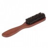 Brosse à barbe pour homme en bois moustache peigne mâle brosse à raser multifonctionnelle brosse à cheveux pour le visage