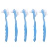 brosse de nettoyage pour fausses dents,Lot de 5 brosses de nettoyage prothèse dentaire, brosse de nettoyage professionnelle p
