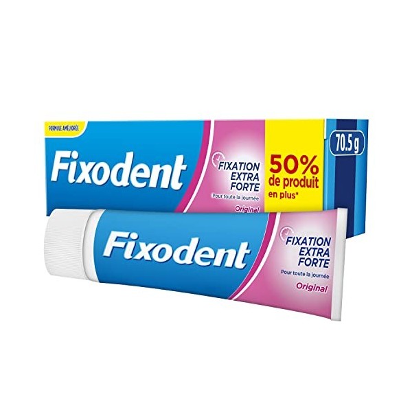 Fixodent Original Crème Adhésive Pour Prothèses Dentaires 70,5 g