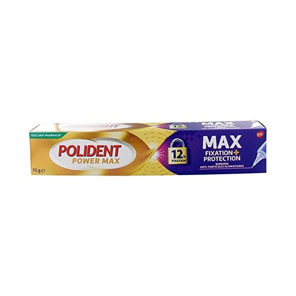 Polident Crème Fixatrice Maximum Contrôle, Pour Prothèses Dentaires Partielles ou Complètes, Embout Précision, Gel crème fixa