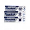 Fixodent Pro Plus 0% crème adhésive 40g - Lot de 3 Tubes