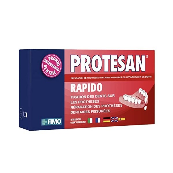 Protesan Mono - Réparateur pour dentiers cassés, fissurés ou sans une dent