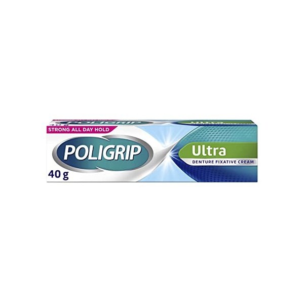 Poligrip Ultra Denture Fixative Cream