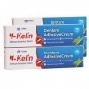 Y-Kelin Crème Adhésive pour prothèses dentaires 40gr /1.4oz 4 paquets 