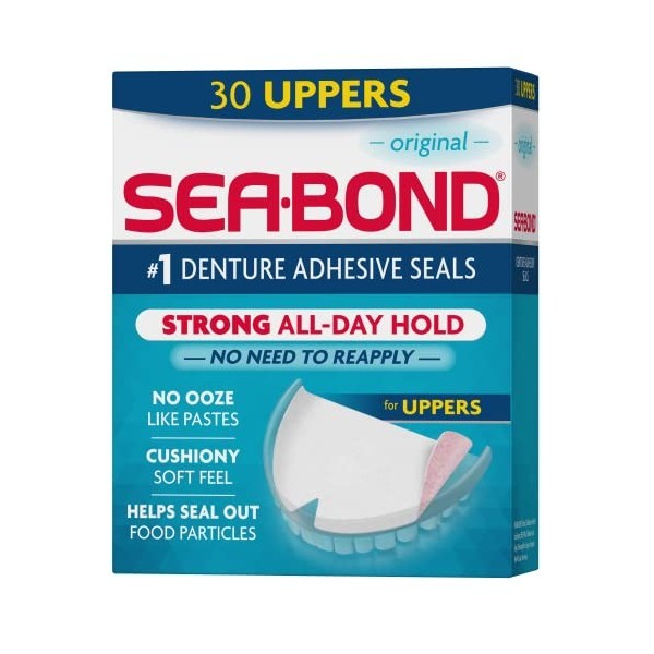 Sea Bond Lot de 30 joints adhésifs sécurisés pour prothèses dentaires