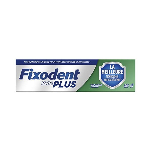 Fixodent Pro Plus La Meilleure Technologie Antibactérienne 40 g