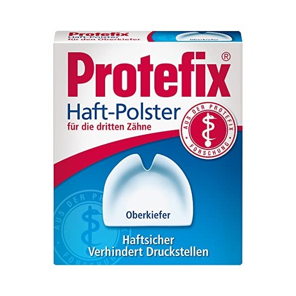 Protefix Dentier Pad pour la mâchoire supérieure, Lot de 30