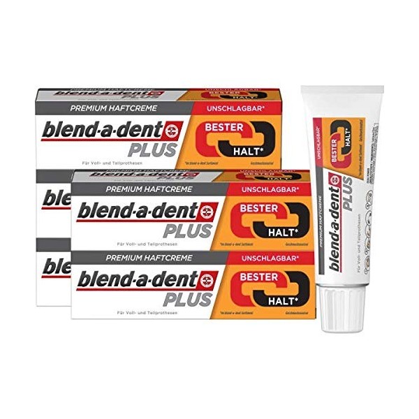 Blend-a-dent Lot de 6 tubes de crème fixative Duo Kraft 6 x 40 g