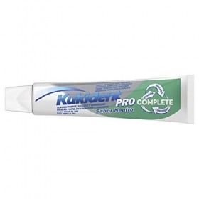 Kukident Pro Complete Crème adhésive pour prothèses dentaires, neutre, lot de 3
