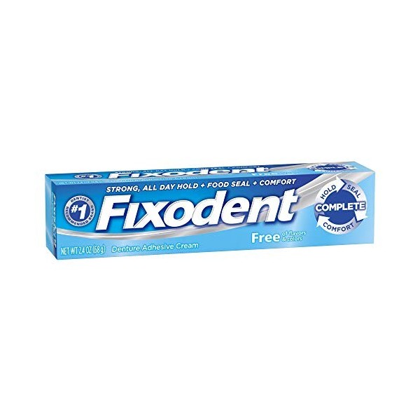 Fixodent - Creme Adhésive Dentaire, Sans Parfums, 2.4Oz