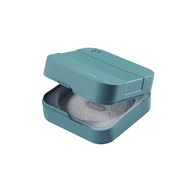 DENTiCASE Boîte de rangement hygiénique brevetée Turquoise