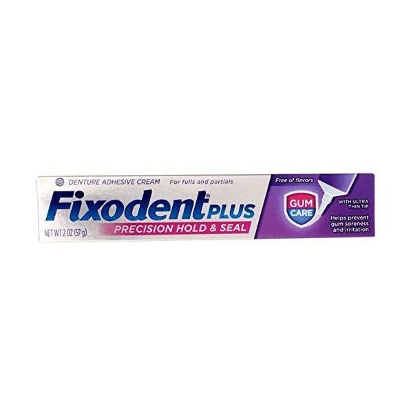 Fixodent - Food Seal - Creme Adhésive Dentaire 2 Oz