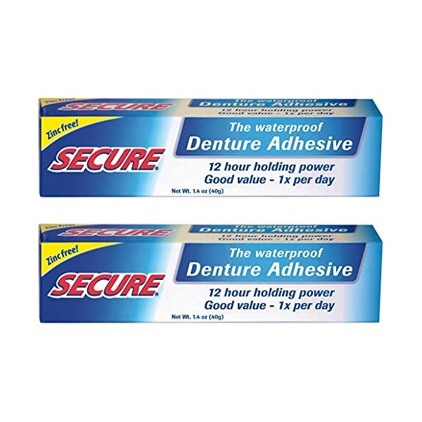 Secure Denture Bonding Cream, 1.4 Ounce -- 2 per case.