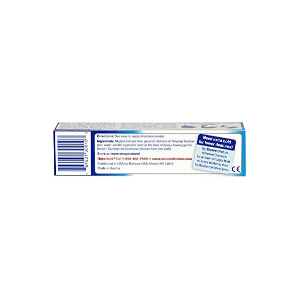 Secure Denture Bonding Cream, 1.4 Ounce -- 2 per case.