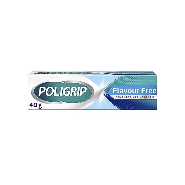 Poligrip Denture Fixative Cream 40g