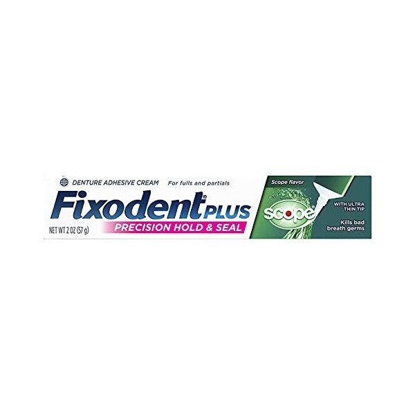 Fixodent - Food Seal Plus Scope - Creme Adhésive Dentaire 2 Oz