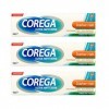 Corega Ultra Lot de 3 crèmes adhésives 3D Tenue forte 40 g Protection complète