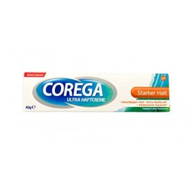 Corega Ultra Lot de 3 crèmes adhésives 3D Tenue forte 40 g Protection complète