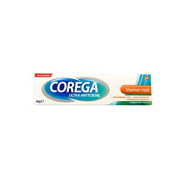 COREGA ULTRA CREME ADHESIVE SANS ZINC 40 G : Colles