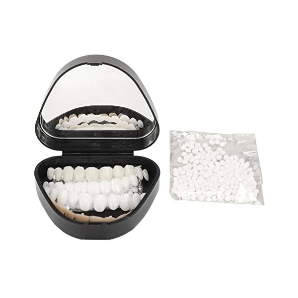 Kit de Réparation des Dents, Kit de Remplacement Temporaire en Gel Solide des Dents, Perles de Montage Thermique Molles et Pr