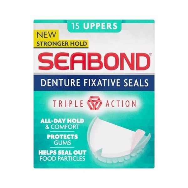 Seabond Joints fixateurs pour prothèses dentaires, 15 pièces