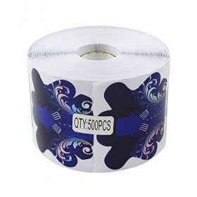 Finger Angel 500Pcs Stiletto Nail Forms Acrylique Courbe Ongles UV Gel Nail Extension Nail Art Guide Forme Autocollant Auto-A