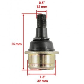 Boule supérieure ou inférieure en métal, assurez-vous que les rondelles de joints à rotule supérieures ou inférieures des écr