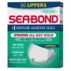 Sea Bond Lot de 30 adhésifs pour prothèse dentaire Menthe fraîche