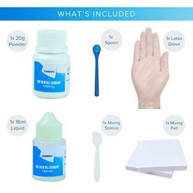 Onirev Ciment Dentaire GIC - Permanent - Rebouchement & Fixation Qualité Supérieur- Garantie de Satisfaction